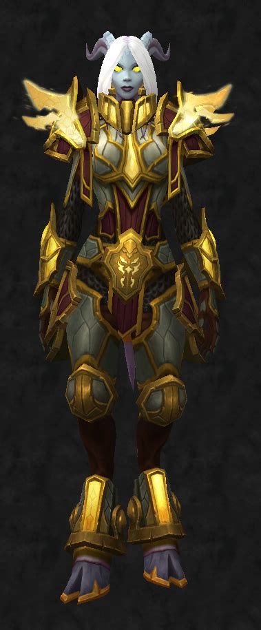 wow draenei heritage armor|draenei heritage armor set.